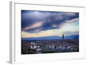 Florence as Viewed from Michael Angelo Overlook Florence-Terry Eggers-Framed Photographic Print