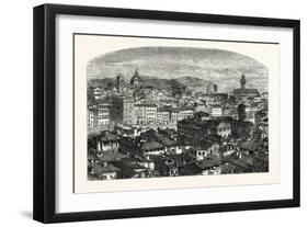 Florence, Capital of Tuscany Italy-null-Framed Giclee Print