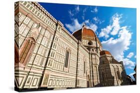 Florence Cathedral - Tuscany Italy-Alberto SevenOnSeven-Stretched Canvas