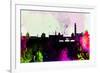 Florence City Skyline-NaxArt-Framed Premium Giclee Print