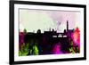 Florence City Skyline-NaxArt-Framed Premium Giclee Print