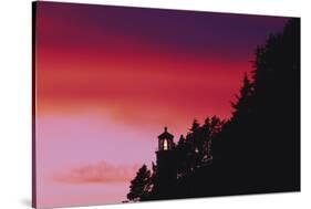 Florence, Devils Elbow State Park, Heceta Head Lighthouse at Sunset-Jamie & Judy Wild-Stretched Canvas