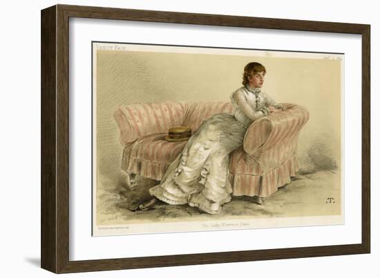 Florence Dixie-Theobald Chartran-Framed Art Print