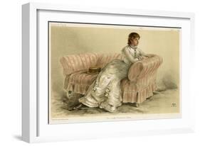 Florence Dixie-Theobald Chartran-Framed Art Print