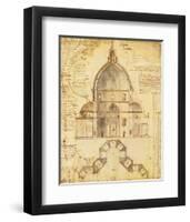 Florence Dome-Lodovic Cardi-Framed Premium Giclee Print