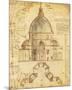 Florence Dome-Lodovic Cardi-Mounted Premium Giclee Print