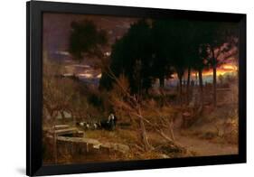 Florence, Evening, 1896-Albert Goodwin-Framed Giclee Print