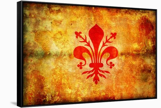 Florence Flag-michal812-Framed Stretched Canvas