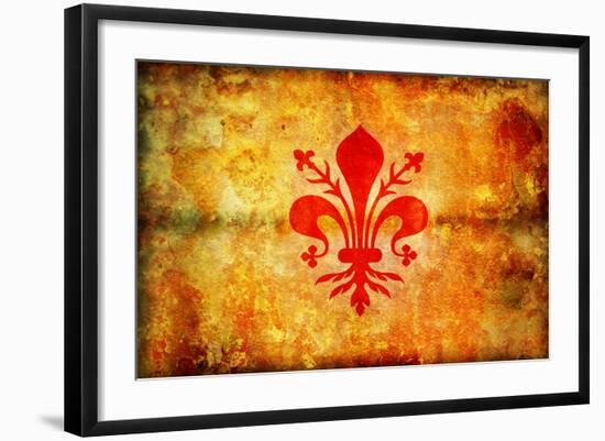 Florence Flag-michal812-Framed Art Print