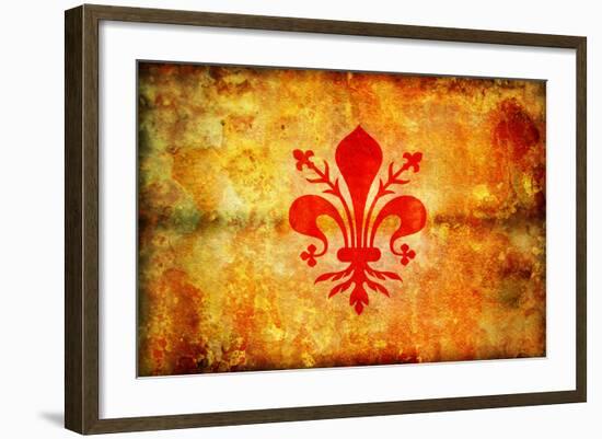 Florence Flag-michal812-Framed Art Print