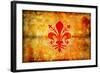 Florence Flag-michal812-Framed Art Print