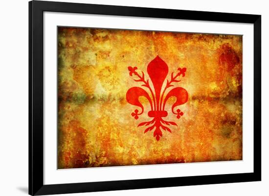 Florence Flag-michal812-Framed Art Print