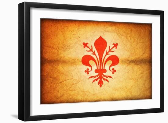 Florence Flag-michal812-Framed Art Print