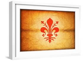 Florence Flag-michal812-Framed Art Print