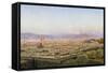 Florence from Bellosguardo-John Brett-Framed Stretched Canvas