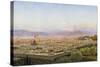 Florence from Bellosguardo-John Brett-Stretched Canvas