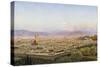 Florence from Bellosguardo-John Brett-Stretched Canvas