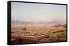 Florence from Bellosguardo-John Brett-Framed Stretched Canvas