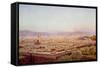 Florence from Bellosguardo-John Brett-Framed Stretched Canvas