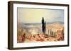 Florence from near San Miniato, 1828-J. M. W. Turner-Framed Giclee Print