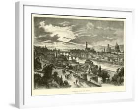 Florence, from San Miniato-null-Framed Giclee Print