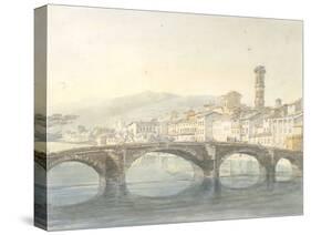 Florence from the Arno-J^ M^ W^ Turner-Stretched Canvas