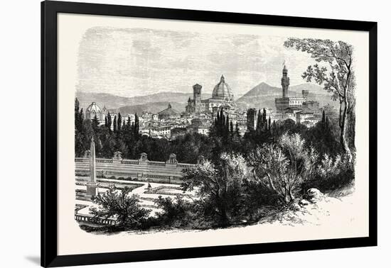 Florence from the Boboli Gardens-null-Framed Giclee Print