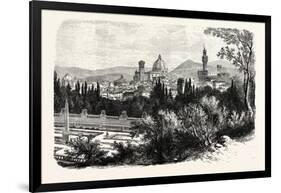 Florence from the Boboli Gardens-null-Framed Giclee Print