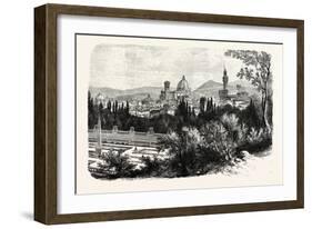Florence from the Boboli Gardens-null-Framed Giclee Print