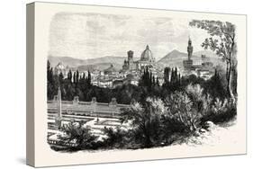 Florence from the Boboli Gardens-null-Stretched Canvas