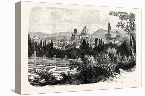 Florence from the Boboli Gardens-null-Stretched Canvas