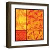 Florence Gold Cadmium-Lillian Pasenar-Framed Art Print