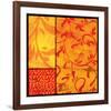 Florence Gold Cadmium-Lillian Pasenar-Framed Art Print