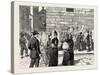 Florence, Italy, a Flower Stall at the Corner of the Strozzi Palace, Via Tornabuoni, 1888-null-Stretched Canvas