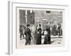 Florence, Italy, a Flower Stall at the Corner of the Strozzi Palace, Via Tornabuoni, 1888-null-Framed Giclee Print