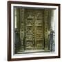 Florence (Italy), Baptistery, the Gates of Paradise by Ghiberti (1425-1452) , Circa 1895-Leon, Levy et Fils-Framed Photographic Print