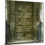 Florence (Italy), Baptistery, the Gates of Paradise by Ghiberti (1425-1452) , Circa 1895-Leon, Levy et Fils-Mounted Photographic Print