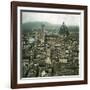 Florence (Italy), Panorama Taken from the Palazzo Vecchio, Circa 1895-Leon, Levy et Fils-Framed Photographic Print