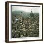 Florence (Italy), Panorama Taken from the Palazzo Vecchio, Circa 1895-Leon, Levy et Fils-Framed Photographic Print