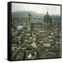 Florence (Italy), Panorama Taken from the Palazzo Vecchio, Circa 1895-Leon, Levy et Fils-Framed Stretched Canvas