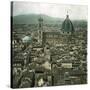 Florence (Italy), Panorama Taken from the Palazzo Vecchio, Circa 1895-Leon, Levy et Fils-Stretched Canvas