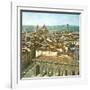 Florence (Italy), Panorama Taken from the Pitti Palace, Circa 1895-Leon, Levy et Fils-Framed Photographic Print