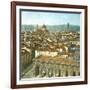 Florence (Italy), Panorama Taken from the Pitti Palace, Circa 1895-Leon, Levy et Fils-Framed Photographic Print