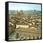 Florence (Italy), Panorama Taken from the Pitti Palace, Circa 1895-Leon, Levy et Fils-Framed Stretched Canvas