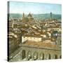 Florence (Italy), Panorama Taken from the Pitti Palace, Circa 1895-Leon, Levy et Fils-Stretched Canvas