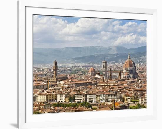 Florence Italy, skyline-David Sailors-Framed Photographic Print