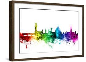 Florence Italy Skyline-Michael Tompsett-Framed Art Print