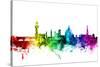 Florence Italy Skyline-Michael Tompsett-Stretched Canvas