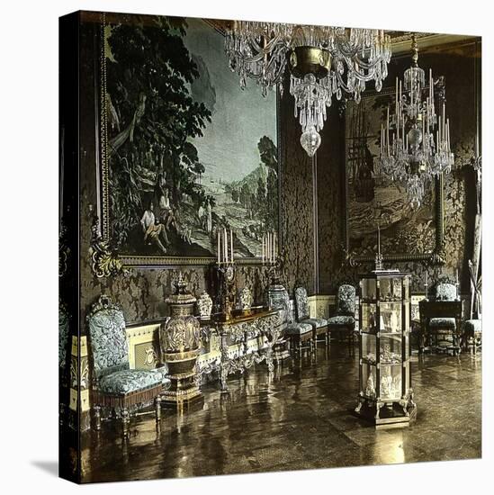 Florence (Italy), the Anteroom of the Pitti Palace, Circa 1895-Leon, Levy et Fils-Stretched Canvas