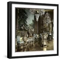 Florence (Italy), the Anteroom of the Pitti Palace, Circa 1895-Leon, Levy et Fils-Framed Photographic Print